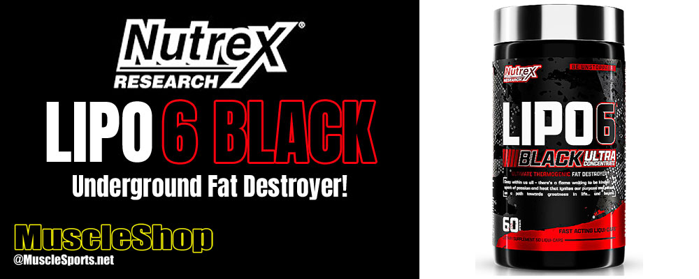 Nutrex Research LIPO-6 Black Header