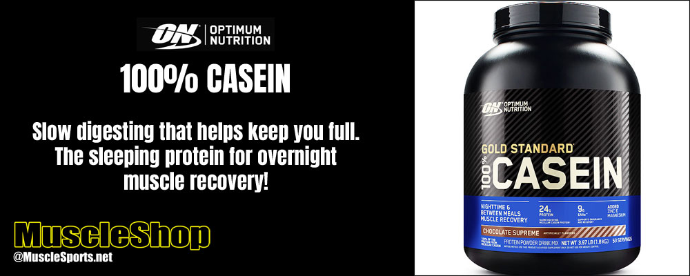 Optimum Nutrition 100% Casein Header