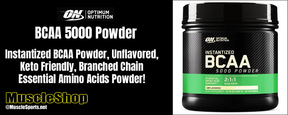 Optimum Nutrition BCAA 5000 Powder Header