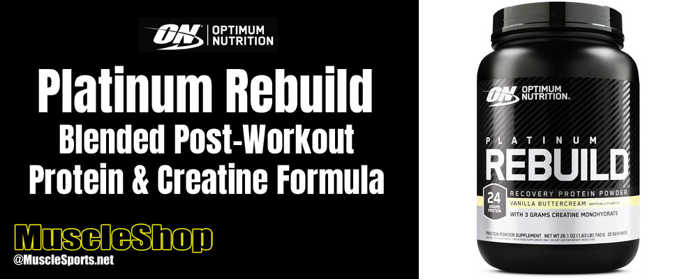 Optimum Nutrition Platinum Rebuild Header