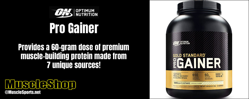 Optimum Nutrition Pro Gainer Header