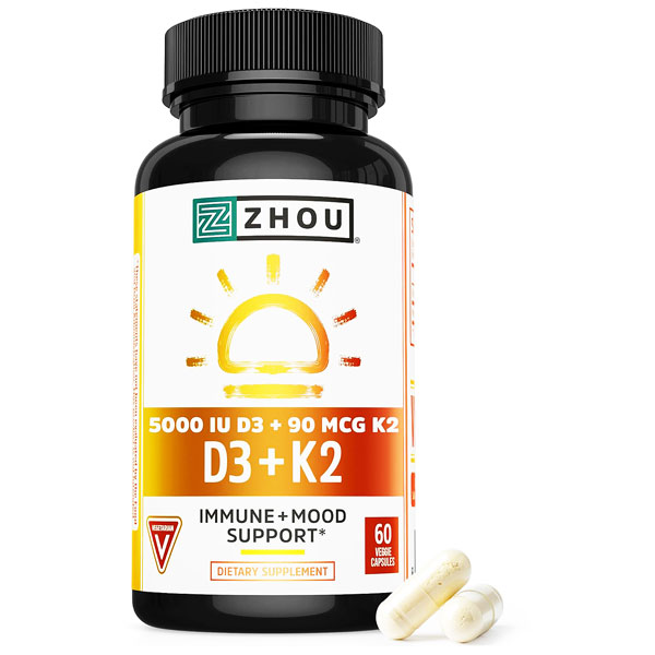 Zhou Nutrition D3+K2