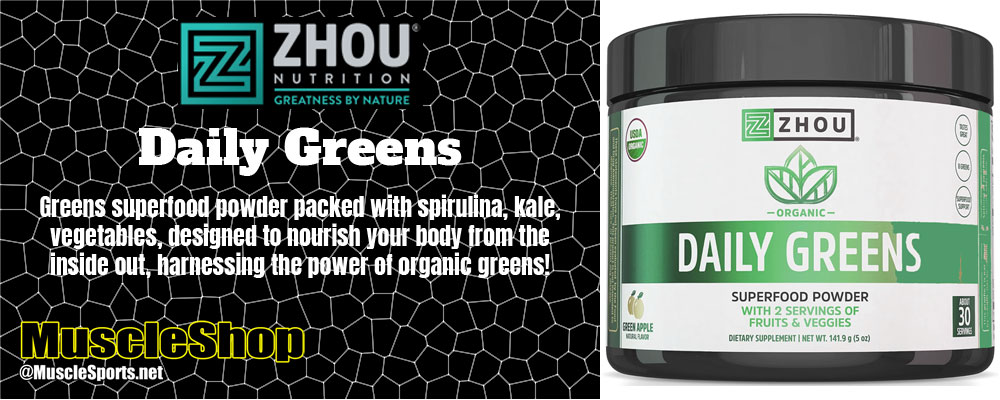 Zhou Nutrition Daily Greens Header