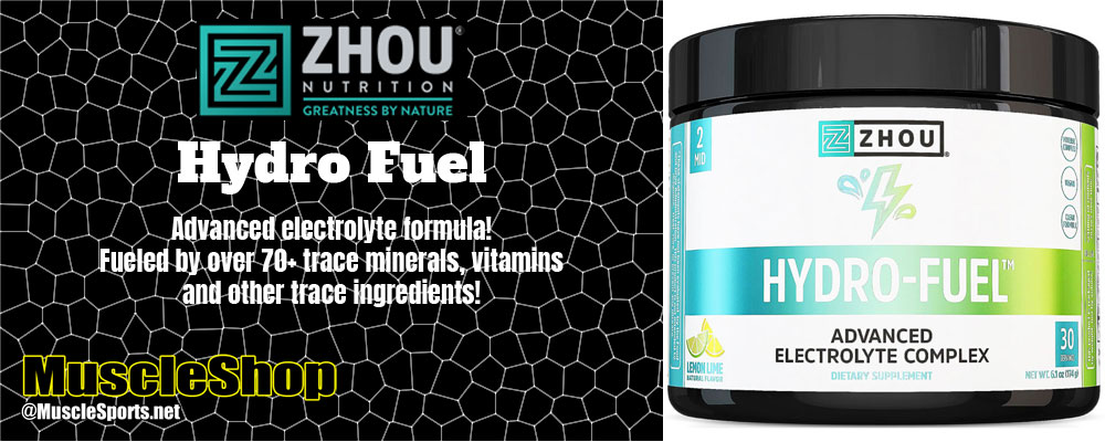 Zhou Nutrition Hydro Fuel Header